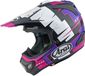 Arai MX-V EVO Battle Paars Crosshelm - Helm