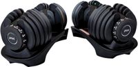 PH Fitness Verstelbare Dumbbells Set 24KG Zwart - 2 STUKS