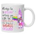 Acen Merchandise Acen Studios Grappige mok Always be a Unicorn Tenzij je een Badass Unicorn kunt zijn keramiek 30 cl