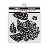 Stamperia Thick Stencils - Quiet Days, Hydrangea