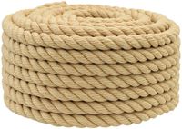 vidaXL Multifunctioneel touw 20 mm 50 m Naturel PP