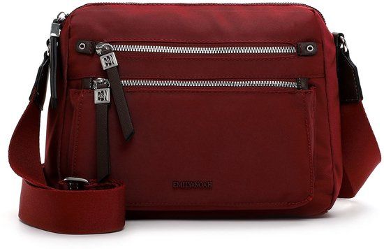 Emily & Noah Schoudertas E&N Esther (65140) - Dames handtassen - darkred 606