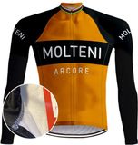 REDTED Retro Winter Wielerjack Molteni (FLEECE) - Oranje - M