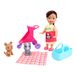 MELODY - Mini Pop en haar Dieren - Melody City - Mannequin Pop - 019391 - Multicolor - Plastic - Figuur - Pop - Wandeling - Kinder Speelgoed - Verjaardag - Vanaf 3 jaar