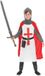 Fun Shack Crusader kostuum middeleeuws ridder kostuum voor kinderen, rood, maat S