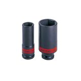 KING TONY 443522S Impact Deep Socket, 1/2 / 11/16-inch