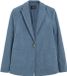 s.Oliver - Vrouwen - Corduroyblazer - Blauw - Maat 48
