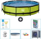 EXIT Toys EXIT Rond Lime Frame Zwembad - 360 x 76 cm