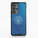 Man City Officiel Coque de Téléphone 3D Samsung Galaxy S21 Ultra - Coque Officielle 3D Design Bleu Métallique