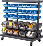 VEVOR Mobiel Opbergrek met Stapelbare Dozen