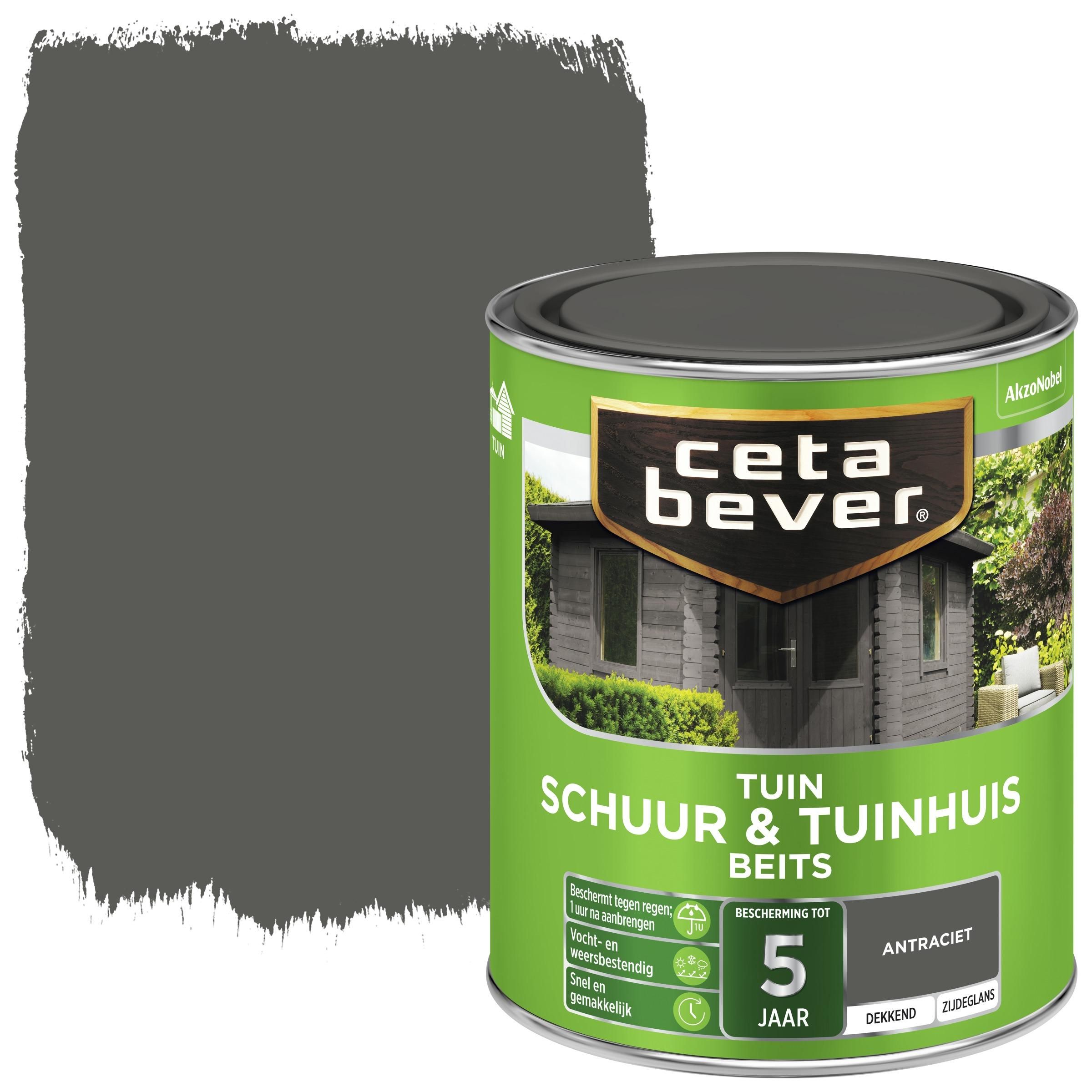 Cetabever Schuur & Tuinhuisbeits Dekkend Antraciet 750 ml