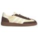 ADIDAS ORIGINALS Baskets basses 'Handball Spezial' marron foncé / jaune clair / blanc cassé