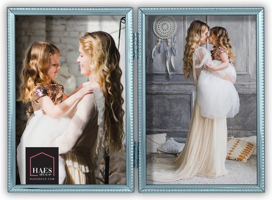 HAES DECO Parma Fotolijst - Duo - 2x 10x15 cm - Verzilverd
