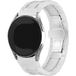 Strap-it Samsung Bracelet en céramique avec maillons Samsung Galaxy Watch 7 - 40mm (blanc/argenté)