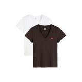 LEVI'S ® Shirt 'Perfect V-Neck Tee (2-Pack)' wit