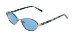 Dkny DK118S Satin gunmetal 53/18/140 Vrouwen Zonnebrillen