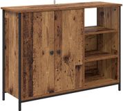 vidaXL Dressoir Oud Hout 100 x 33 x 75 cm Bewerkt hout