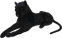 Krüger & Gregoriades Krueger Pluche zwarte panter knuffel - liggend - 90 cm - groot - jungle dieren