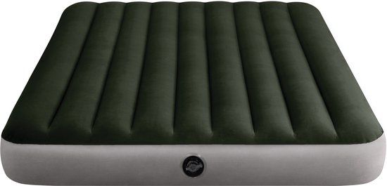 Intex Prestige Downy Luchtbed - 203 x 152 x 25 cm - Groen