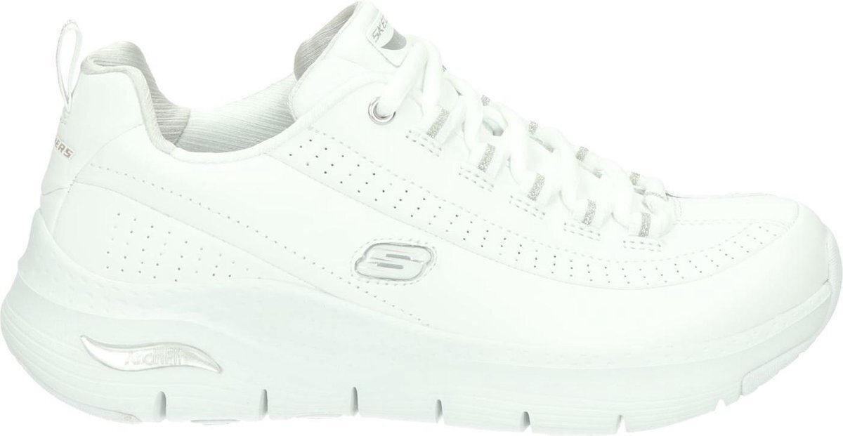 SKECHERS Arch Fit-Citi Drive Dames Sneakers - White/Silver - Maat 40