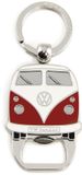 BRISA VW Collection Volkswagen T1 Bus Transporter Sleutelhanger/flesopener - Rood