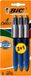 BIC 4 kleuren grip balpen M blister 2+1 gratis