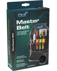Pica - Master Belt - Incl. Markers en Refills - Grafiet, Rood, Zwart, Wit, Geel - Timmermanspotlood