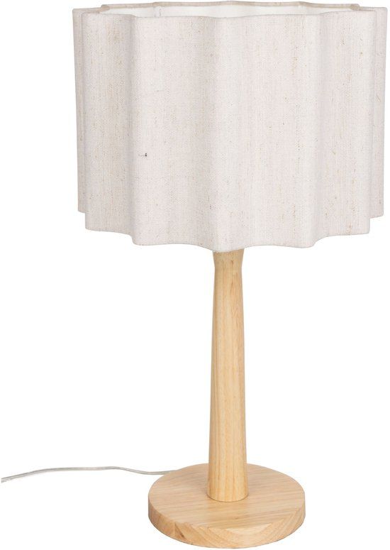 Dutchbone Scallop Tafellamp Naturel