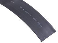 RS PRO Warmtekrimpkous, polyolefine, zwart, Ø 25,4 mm, krimpverhouding 2:1, lengte 3 m, rol van 3 meter
