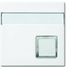 Busch-Jaeger Centrale plaat met tekstveld Busch-Infoline® schakelaar/knop 1-voudig alpinewit - Busch-balance® SI (1571 CN-914)