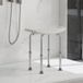 Tabouret de douche antidérapant réglable en hauteur pour baignoire et salle de bain