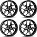 Borbet 4 Felgen, Modell QX, 8,0x19 Zoll, ET40, 5x112 Lochkreis, Geeignet für Mercedes