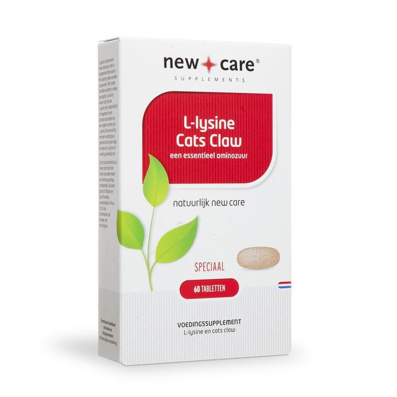 New Care L-Lysine Cats Claw Tabletten - 8714354784449