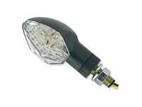 Set M10 LED Zwart Diamant Knipperlichten Set Helder Glas