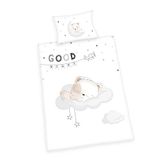 HERDING Flanellen Sleepi bedlinnen ng little Bear 100 x 135 cm
