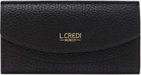 L.CREDI Ondria Portemonnee 19 cm - Dames - Horizontaal - zwart
