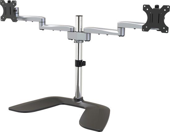 Startech ARMDUALSS Screen Table Support - Black/Grey