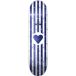 Heart Supply Centrano Uniseks skateboard voor volwassenen met rond logo Multicolor 8,25 inch