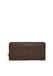 MICHAEL Michael Kors Michael Kors Jet Set portemonnee groot van leer bruin