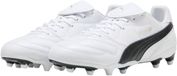 Puma King Liga FG/AG Voetbalschoenen Senior Wit - Zwart