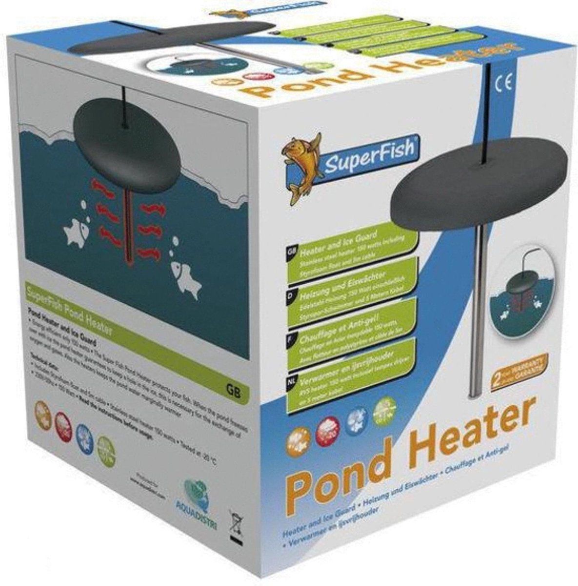 SuperFish vijververwarmer 150 watt