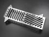 Sans marque Grille de radiateur - Acier inoxydable brossé - Argent