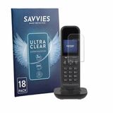 Savvies Screenprotector voor Gigaset CL390 - Folie Beschermfolie transparant 18 Stuks
