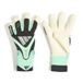 adidas Gants de Gardien Predator Pro Hybrid Final Rush - Noir/Vert/Argenté, pointure 7