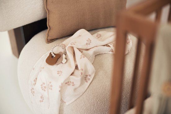 Jollein Hydrofiele Doek Large 115x115cm - Twig - Wild Rose - 2 Stuks