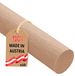 Merkloos Beukenhouten Stokken Set van 10 - Glad en Rond - 8 x 1000 mm