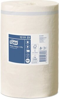Tork Basic Mini Centerfeed Poetspapier - 1-laags - M1 - Rol