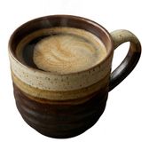 Mica Decorations Mok Ethan - zwart - 7 x 8 cm - mokken - porselein