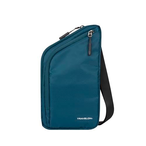 Travelon Slim Crossbody Bag - Peacock Teal - One Size