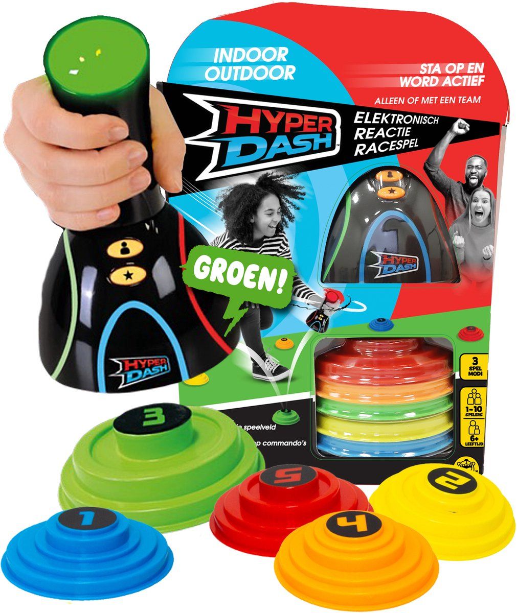 Gear2Play Golden Bear Toys Hyper Dash - Elektronisch actiespel voor de hele familie